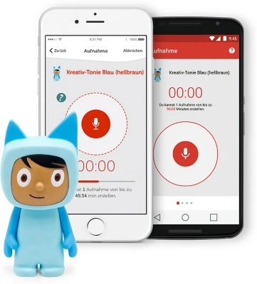 Tonies Kreativ-Tonie, Blau/hellbraun – Bild 2