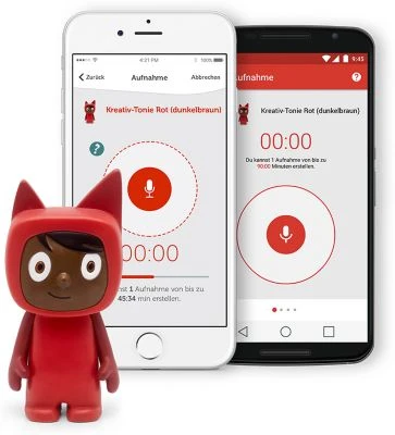 Tonies Kreativ-Tonie, Rot/dunkelbraun – Bild 2