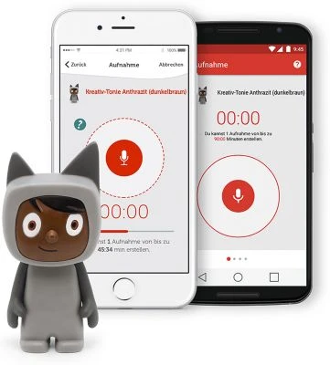 Tonies Kreativ-Tonie, Anthrazit/dunkelbraun – Bild 2